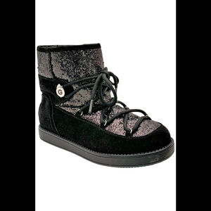 G by Guess Women's Shoes Aylan 2 Fabric Closed Toe Ankle Blk/Blk - Medium